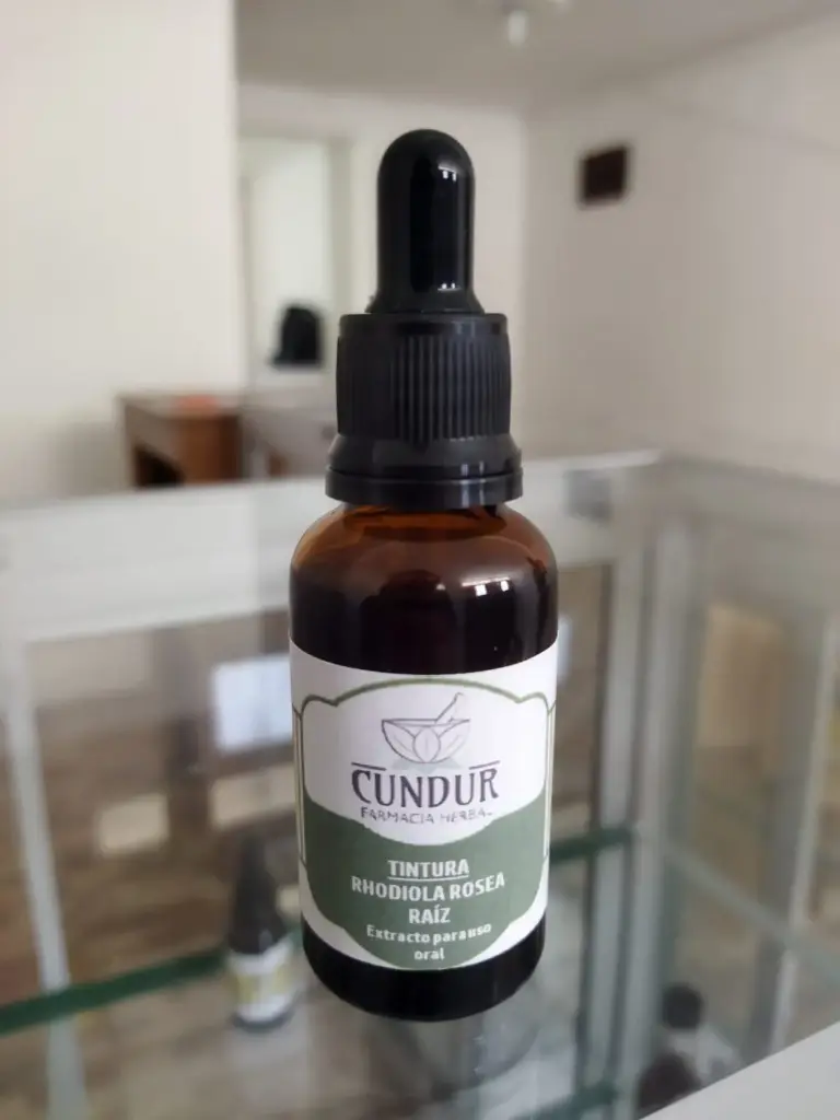 Tintura Rhodiola raíz frasco 30ml