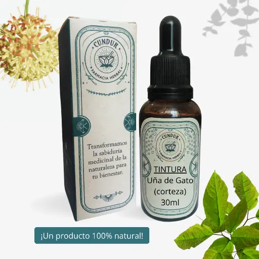 [T1L01014] Tintura Uña de gato corteza frasco 30ml